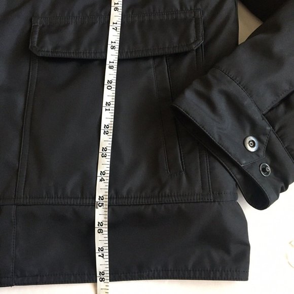 Structure Men's Jacket‎ Field Button-Front Black Jacket Size XL - Picture 10 of 11